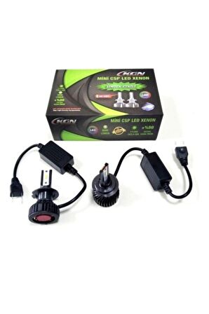 H7 Mini Led Xenon Oto Ampulü 9500 Lümen Csp Çipli