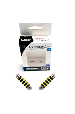 41mm Beyaz 16 Smd Sofit Oto Led Iç Aydınlatma Ampulü