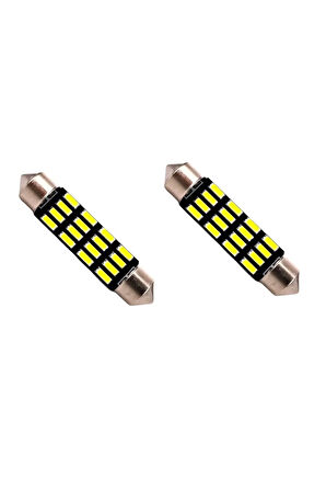 41mm Beyaz 16 Smd Sofit Oto Led Iç Aydınlatma Ampulü