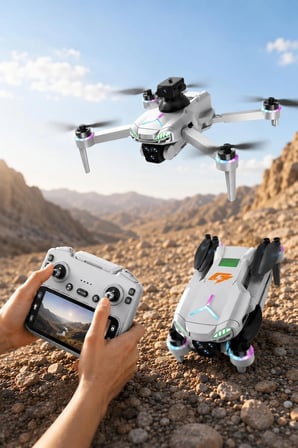 GD12 PRO GPS Kameralı Katlanabilir Drone | HD Kamera | Ekranlı Uzaktan Kumanda | 3 KM Kontrol Mesafesi | Akıllı Engel Algılama | Otomatik Eve Dönüş | Profesyonel Drone