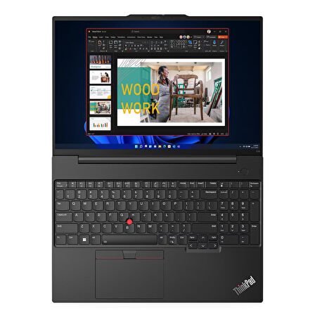 Lenovo ThinkPad E16 G1 i5-13420H 24GB 2TB SSD 16" WUXGA W11P Taşınabilir Bilgisayar 21JN00JUTX 014