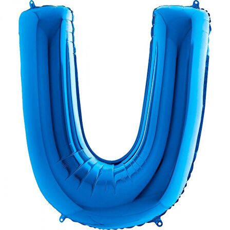 FOLYO BALON U HARF MAVİ 102CM