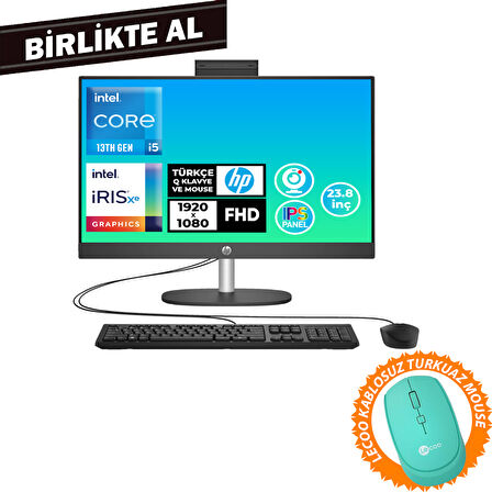 HP ProOne 240 G10 i5-1334U 8GB 512GB SSD 23.8" FHD Freedos All In One PC + Mouse B70VFAT 035