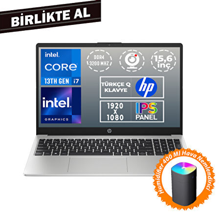 HP 250 G10 i7-1355U 32GB 512GB SSD 15.6" FHD Freedos +  Hava Nemlendirici B2PH1ES 038