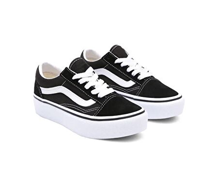 Vans Uy Old Skool Platform Çocuk Günlük Ayakkabı VN0A3TL36BT1 Siyah