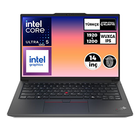 Lenovo ThinkPad E14 Gen 6 Ultra 5 125U 16GB 1TB SSD 14" WUXGA Freedos Notebook 21M7002PTX 002