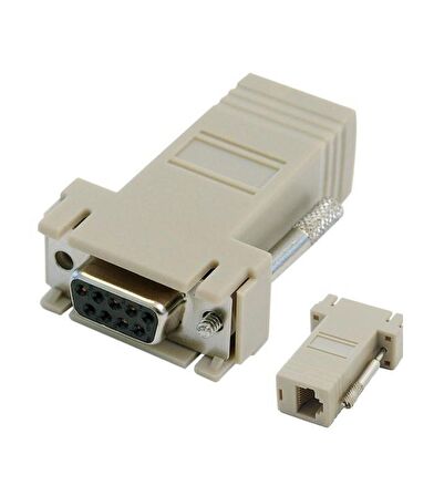 9 pin dişi- rj45 dişi çevirici 