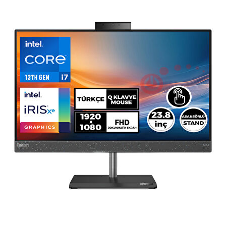 Lenovo ThinkCentre Neo 50a 24 G4 i7-13700H 96GB 4TB SSD 23.8" FHD Fdos Dokunmatik AIO 12K9004BTR 009