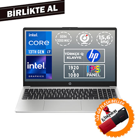 HP 250 G10 i7-1355U 16GB 512GB SSD 15.6" FHD Freedos + 128 GB Flash Disk B2PH1ES 030