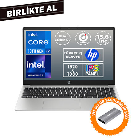 HP 250 G10 i7-1355U 32GB 512GB SSD 15.6" FHD W11P + VIT 512GB SSD B2PH1ES 056