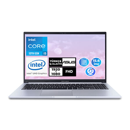Asus Vivobook i5-13420H 24GB 1TB SSD 15.6" FHD W11P Taşınabilir Bilgisayar  X1502VA-NJ871 014