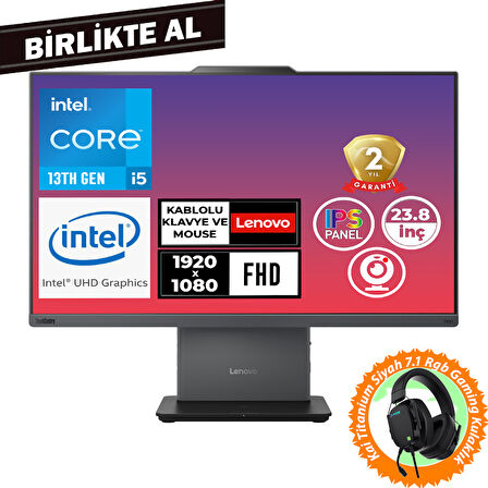 Lenovo ThinkCentre Neo 50A G5 i5-13420H 16GB 1TB SSD 23.8" W11P + Gaming Kulaklık 12SC002WTR 042