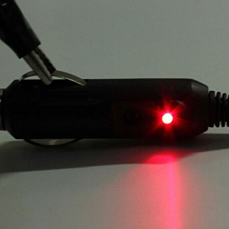 Araç Çakmak Uzatma Kablosu Sigortalı  2 Metre