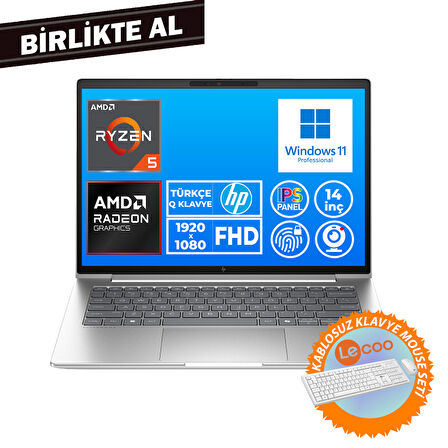 HP EliteBook 645 G9 Ryzen 5 Pro 5675U 32GB 1TB SSD 14" FHD W11P + Kablosuz Klavye Mouse 5Y3J0EA 030