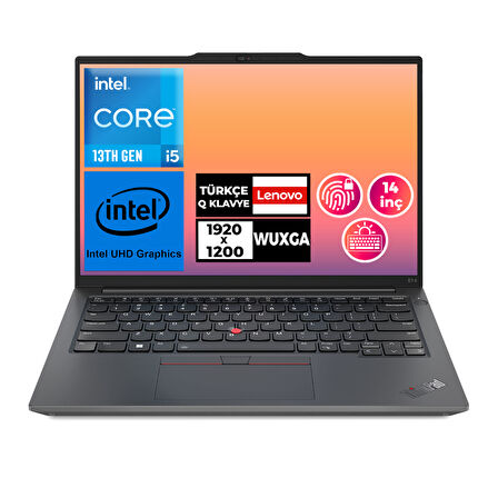 Lenovo ThinkPad E14 G5 i5-13420H 40GB 512GB SSD 14" Freedos Taşınabilir Bilgisayar 21JK00LCTX 003