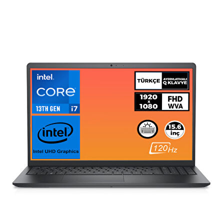 Dell Vostro i7-1355U 64GB 1TB SSD 15.6" FHD 120Hz Freedos Taşınabilir Bilgisayar N1605PVNB3530U 005