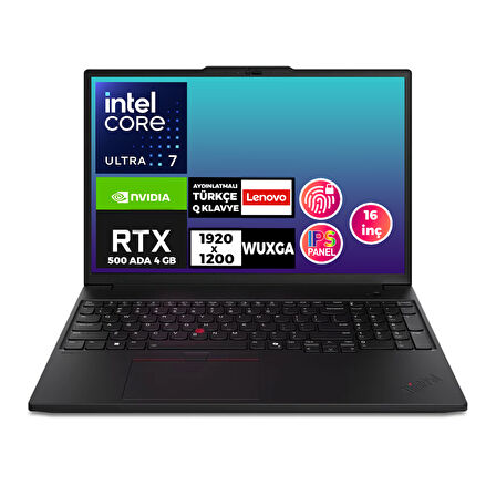 Lenovo MWS ThinkPad P16s G3 Ultra 7 155H 32GB 4TB SSD 4 GB RTX 500 16" WUXGA W11P 21KTS39RTX 027