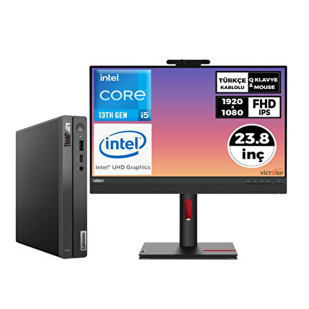 Lenovo Thinkcentre Neo 50Q G4 i5-13420H 64GB 4TB SSD W11P + 23.8" Fhd Tiny In One 12NAGA24TX 027