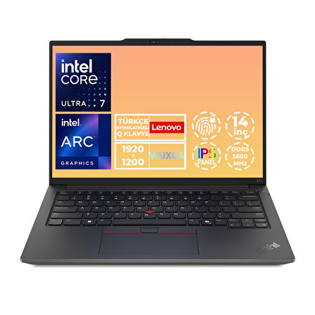 Lenovo ThinkPad E14 Gen 6 Ultra 7 155H 24GB 512GB SSD 14" WUXGA Freedos Notebook 21M7006LTX 001