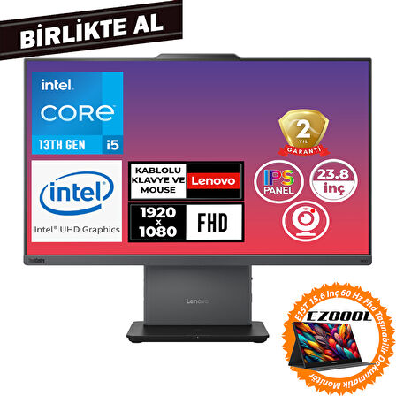 Lenovo ThinkCentre Neo 50A G5 i5-13420H 32GB 512GB SSD 23.8" Fdos+15.6" Touch Monitör 12SC002WTR 036