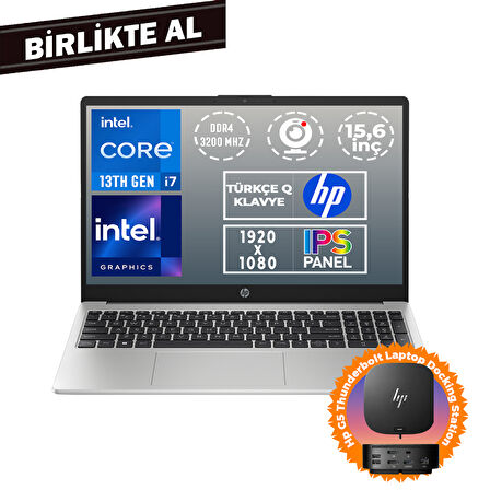 HP 250 G10 i7-1355U 16GB 512GB SSD 15.6" FHD Freedos + Docking Station B2PH1ES 029