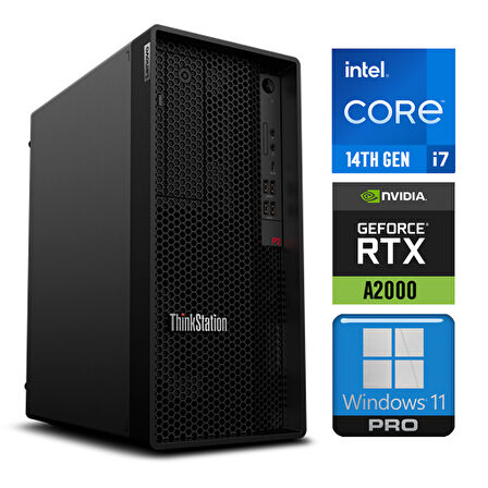 Lenovo DWS ThinkStation P2 i7-14700 192GB 4TB SSD 12 GB RTX A2000 W11P 30FR003TTR 008