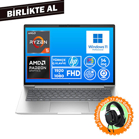 HP EliteBook 645 G9 Ryzen 5 Pro 5675U 32GB 1TB SSD 14" FHD W11P + Gaming Kulaklık 5Y3J0EA 027