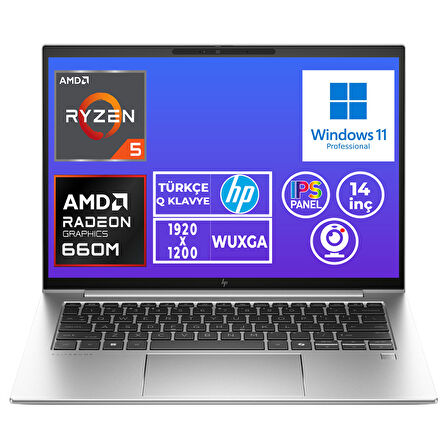 HP EliteBook 845 G9 Ryzen 5 6600U 32GB 2TB SSD 14" WUXGA W11P Taşınabilir Bilgisayar 5Z5P1EA 012