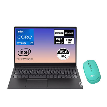 Lenovo V15 Gen 4 i7-1355U 8GB 512GB SSD 15.6" FHD Freedos Laptop + Mouse 83A100GPTR
