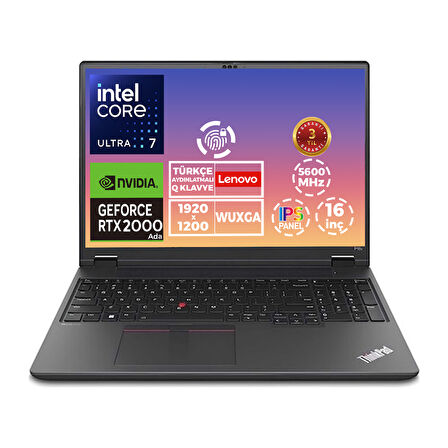 Lenovo MWS P16V G2 Ultra 7 165H 48GB 2TB SSD 8 GB RTX2000 Ada 16" WUXGA W11P 21KX001MTX 006