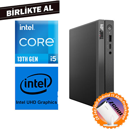 Lenovo ThinkCentre Neo 50Q G4 i5-13420H 64GB 1TB SSD W11P Mini Pc + Projeksiyon 12LMS4XCTX 041