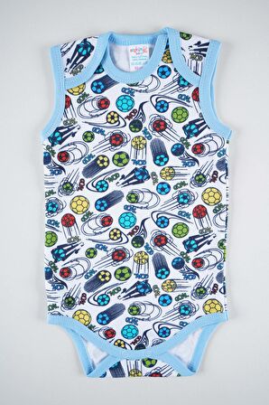 SEÇKİN PAMUK DESENLİ BEBEK ASKILI ÇITÇITLI BADİ ZIBIN