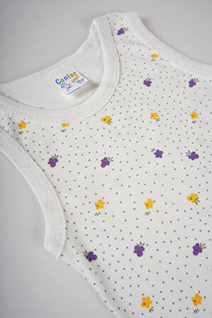 YENİ SEZON ASKILI DESENLİ BEBEK PAMUK ÇITÇITLI BADİ ZIBIN