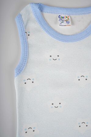 YENİ SEZON ASKILI DESENLİ BEBEK PAMUK ÇITÇITLI BADİ ZIBIN