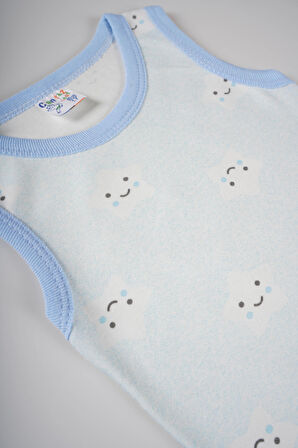 YENİ SEZON ASKILI DESENLİ BEBEK PAMUK ÇITÇITLI BADİ ZIBIN