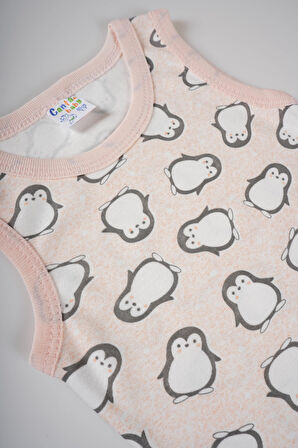 YENİ SEZON ASKILI DESENLİ BEBEK PAMUK ÇITÇITLI BADİ ZIBIN