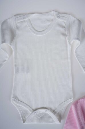 YENİ SEZON KIZ ERKEK BEBEK ÇOCUK UZUN KOL PAMUK FİTİLLİ BADİ ZIBIN