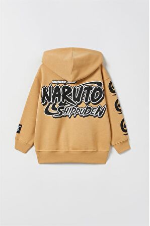 ERKEK ÇOCUK NARUTO BASKILI PAMUK KAPŞONLU SWEAT