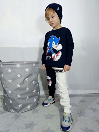 ERKEK ÇOCUK KARAKTER MODELLİ 3İP EŞOFMAN TAKIMI
