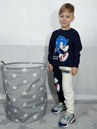 ERKEK ÇOCUK KARAKTER MODELLİ 3İP EŞOFMAN TAKIMI
