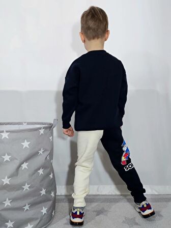 ERKEK ÇOCUK KARAKTER MODELLİ 3İP EŞOFMAN TAKIMI