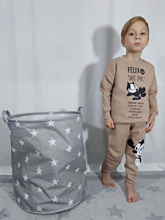 ERKEK ÇOCUK KARAKTER MODELLİ 3İP EŞOFMAN TAKIMI