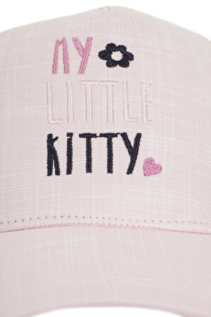 KİTTİ Y24240-10 KIZ ÇOCUK 4-8 YAŞ PAMUK ŞAPKA