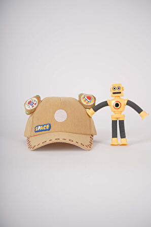 KİTTİ ERKEK ÇOCUK ÇIKABİLEN UZAYAN OYUNCAKLI IŞIKLI ŞAPKA