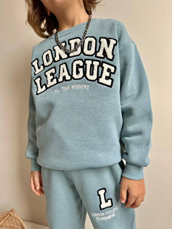 ERKEK ÇOCUK LONDON LEAGUE 3 İPLİK ŞARDONLU PAMUK TAKIM