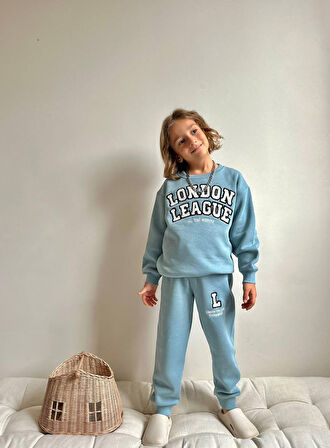 ERKEK ÇOCUK LONDON LEAGUE 3 İPLİK ŞARDONLU PAMUK TAKIM