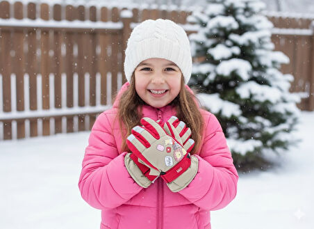 KİTTİ 421-11 4-7 YAŞ KAR KAYAK ELDİVENİ