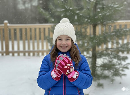 KİTTİ 421-11 4-7 YAŞ KAR KAYAK ELDİVENİ