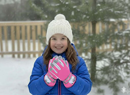 KİTTİ 421-12 4-7 YAŞ KAR KAYAK ELDİVENİ