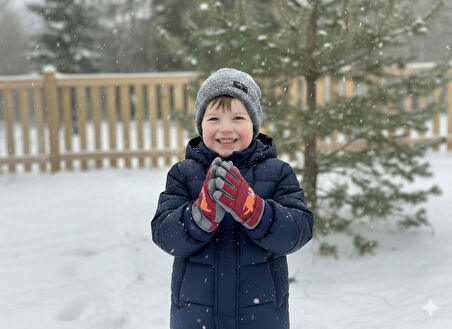 KİTTİ 421-14 4-7 YAŞ KAR KAYAK ELDİVENİ